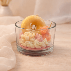 Each Donut candle is carefully crafted using premium wax. As a result, it provides a clean and long-lasting burn. In addition, the realistic donut shape makes it a perfect conversation piece. Therefore, it is ideal for people who love unique and eye-catching candles.