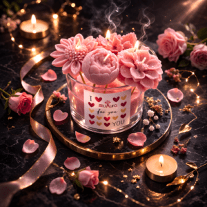 The Floral Fusion candle by EuAura