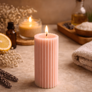 EuAura Pillar candle set