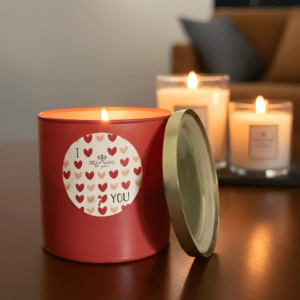 The Little Hearts candle features a detailed heart design that symbolizes love and affection. Furthermore, its aesthetic look makes it a perfect decor piece even when not lit. Therefore, it works beautifully as both a decorative candle and a romantic gift.